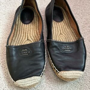 Coach Rhodelle Lambskin Espadrilles Women's Leather Espadrilles